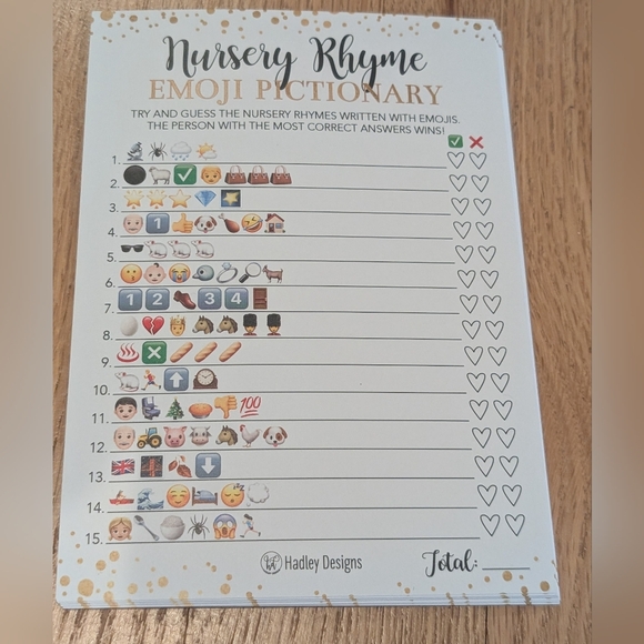 Baby Sprinkle Decorations And Game Cards - Picture 2 of 3